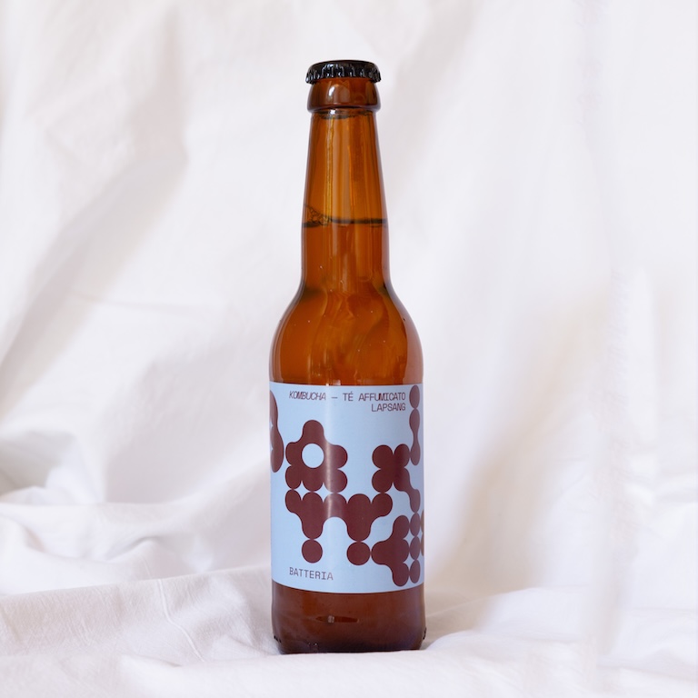 Kombucha gusto te affumicato lapsang