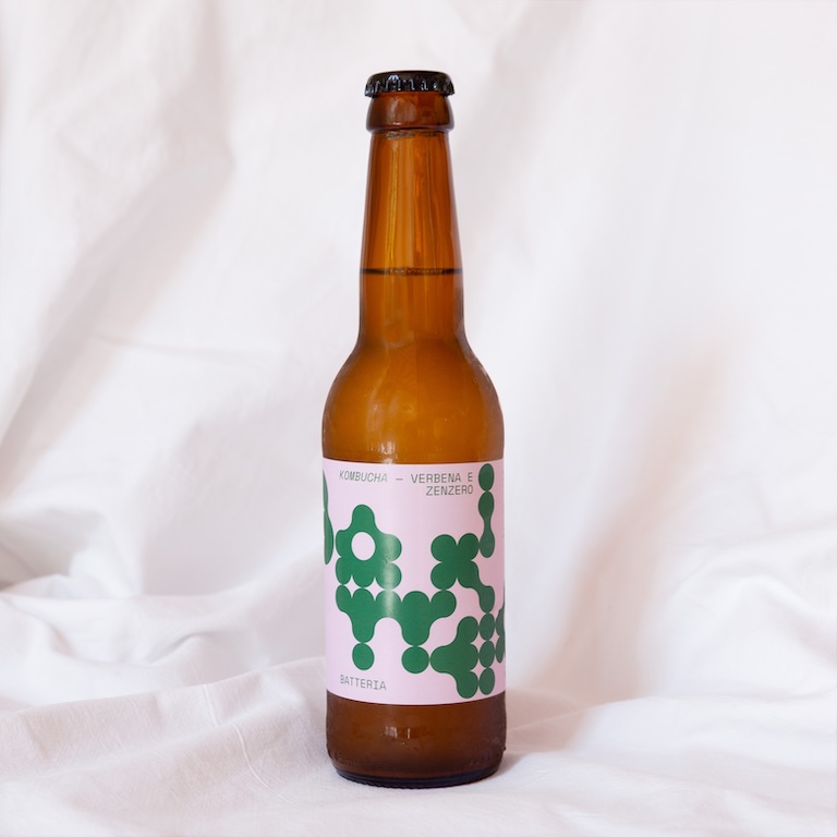 Kombucha gusto verbena e zenzero